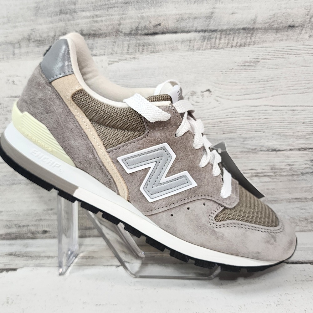 New Balance 996 Sneaker Mens 6.5 Grey Made In USA U996GR Single Right Shoe
